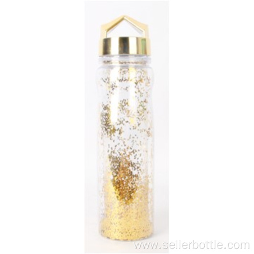 450mL Golden Double Wall Water Bottle